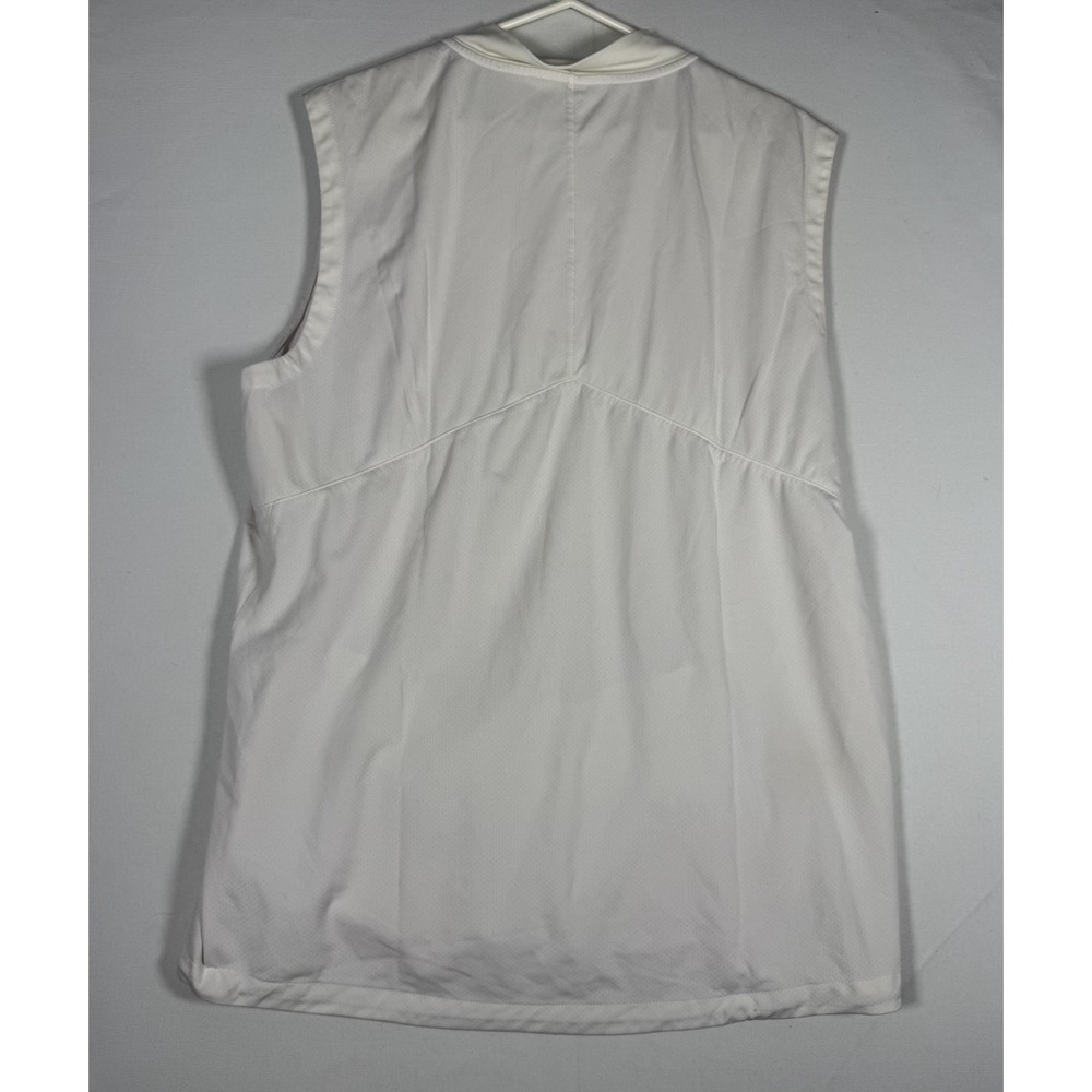 Nike Penn State Vest Men's Large White Sleeveless Sideline Coaches 1/4 Zip NCAA - Picture 2 of 9